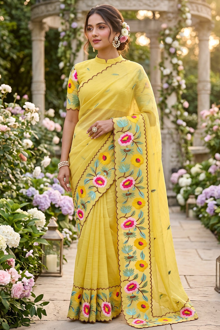 Meadow Sonnet Georgette Designer Saree