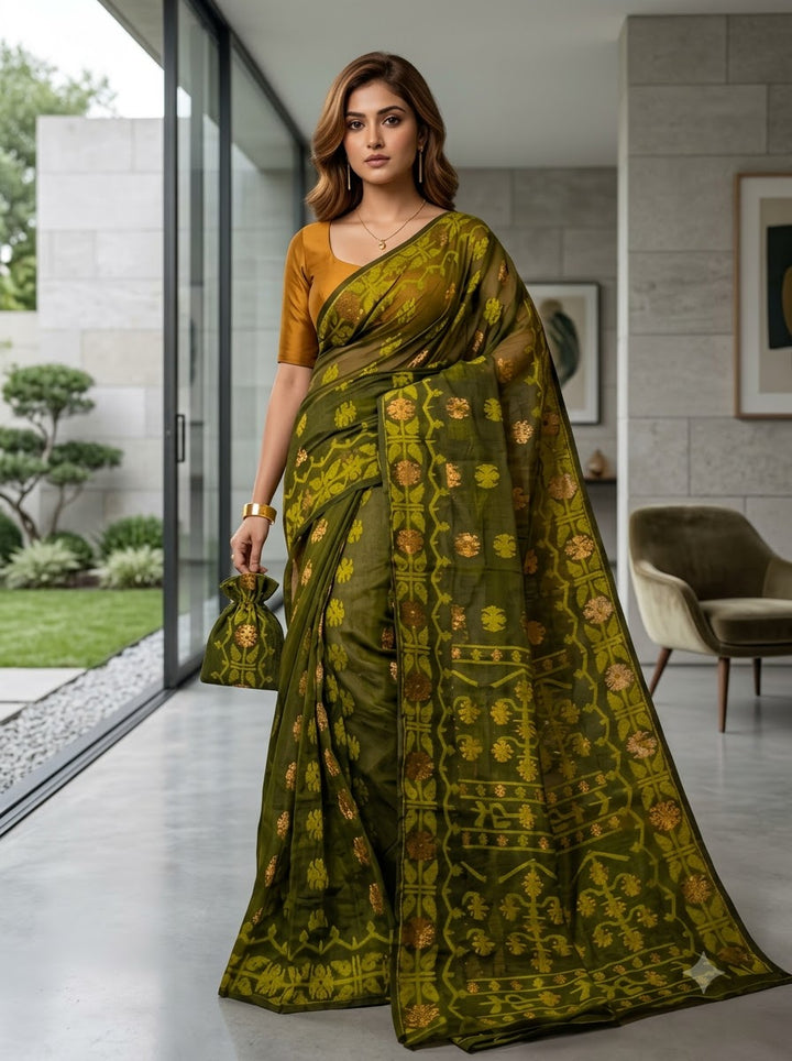Utsab Bengal Jamdani Saree