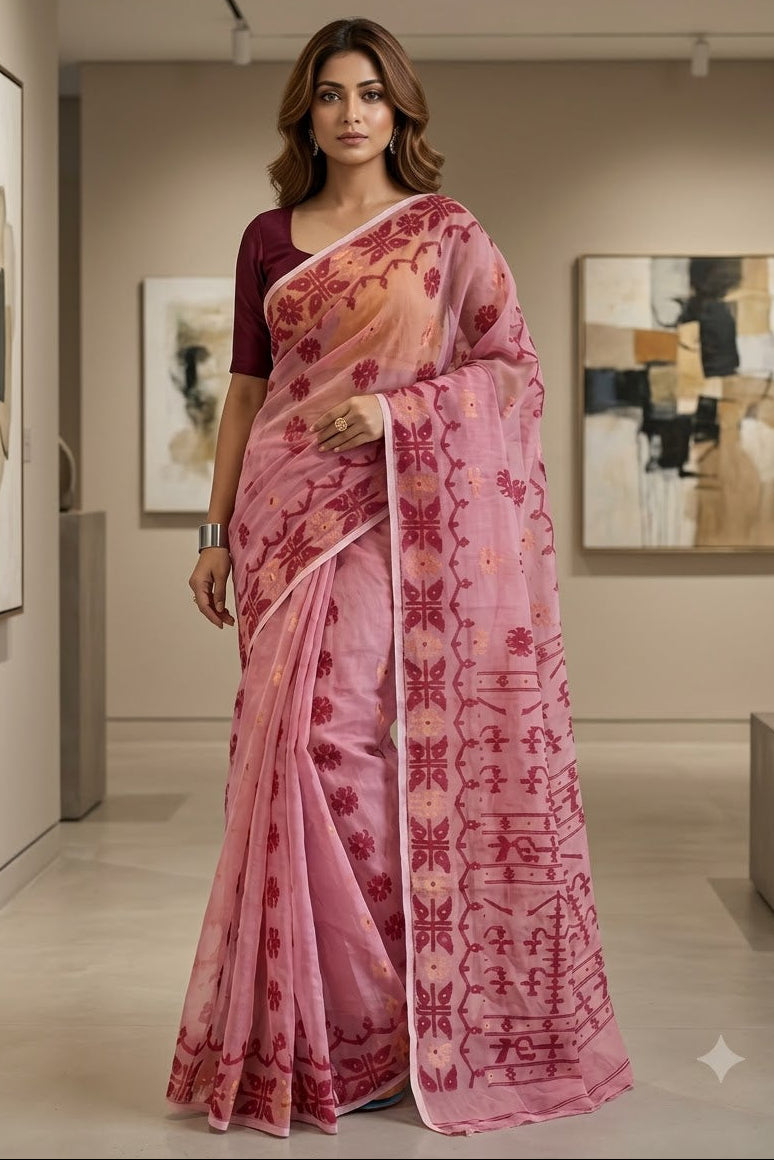 Utsab Bengal Jamdani Saree