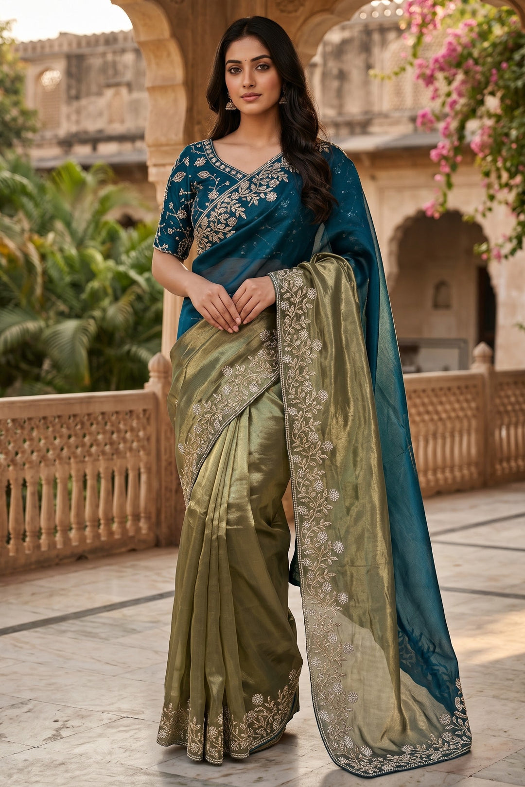 Be My Universe Fancy Silk Saree