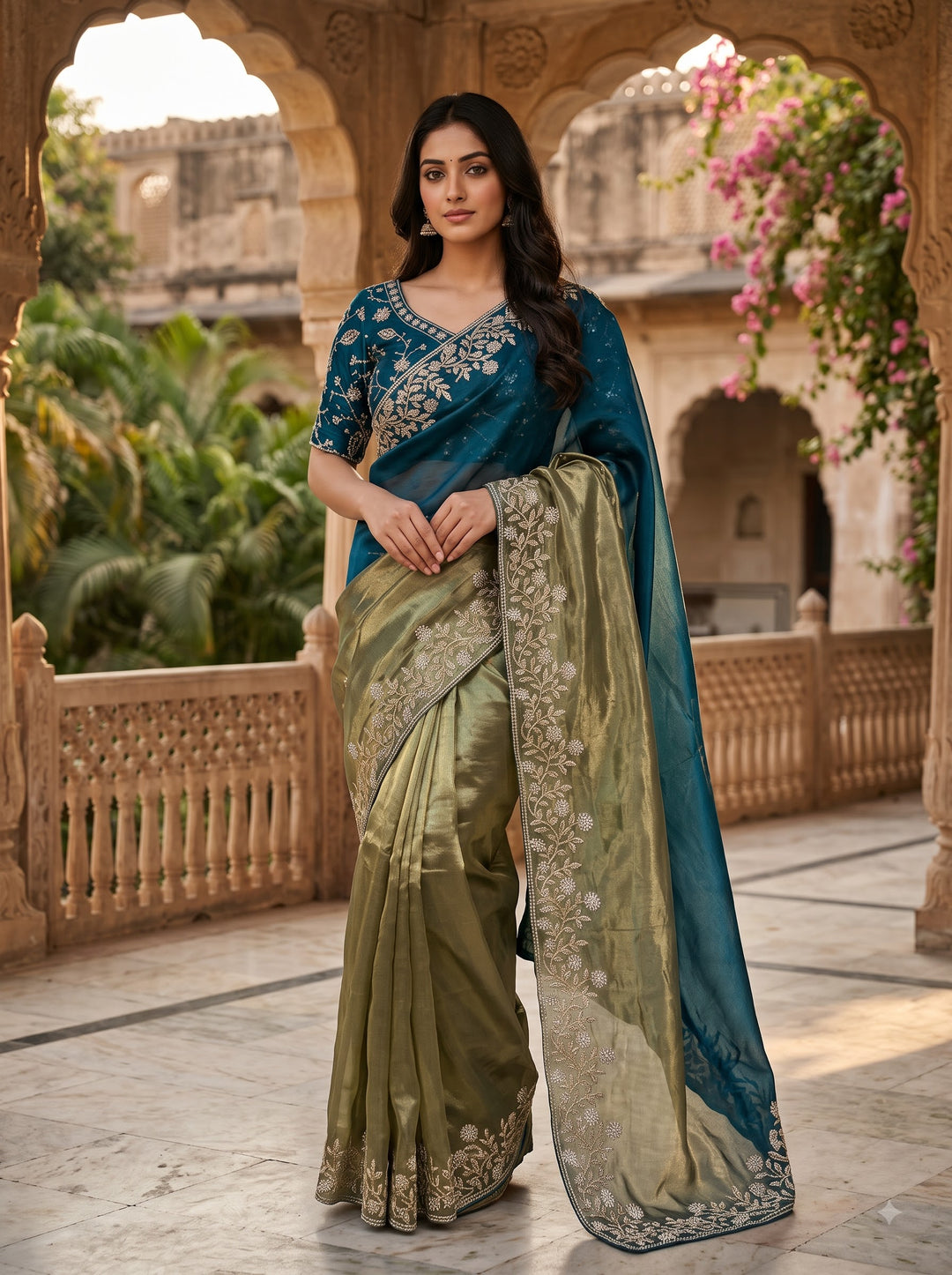 Be My Universe Fancy Silk Saree