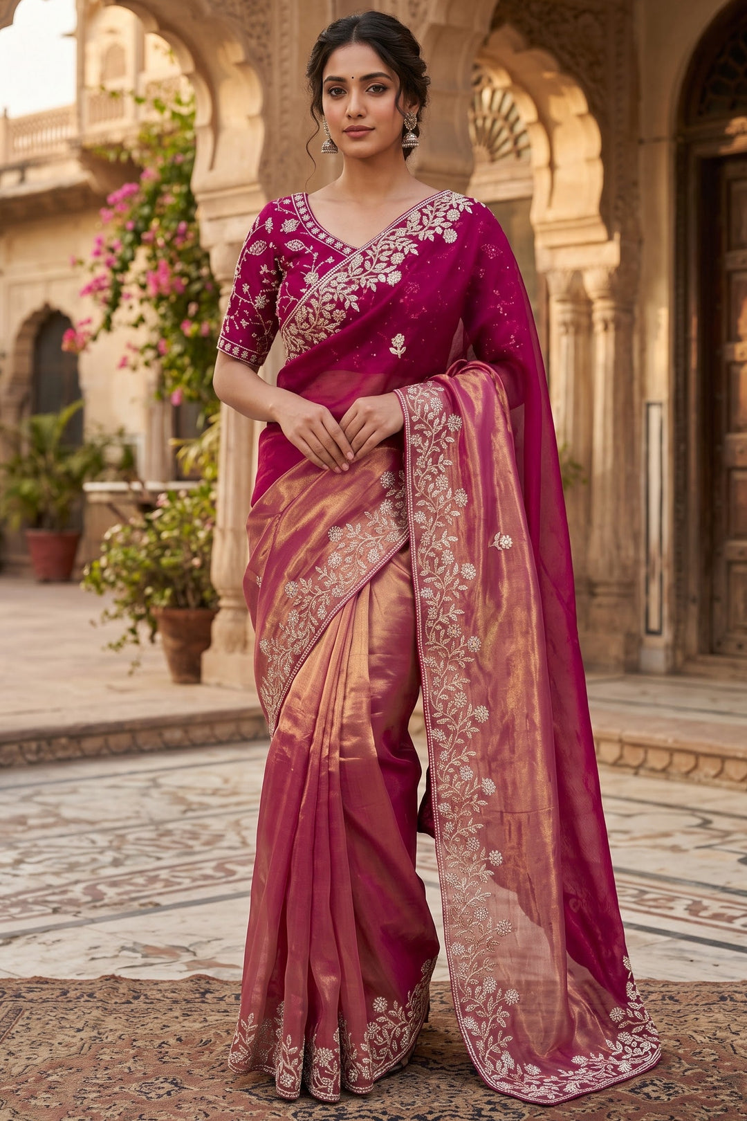 Be My Universe Fancy Silk Saree