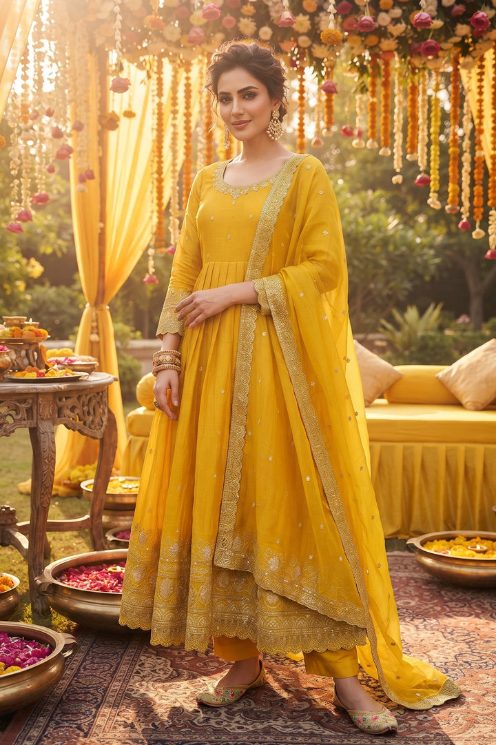 Tempting Twirl Partywear Gown Set
