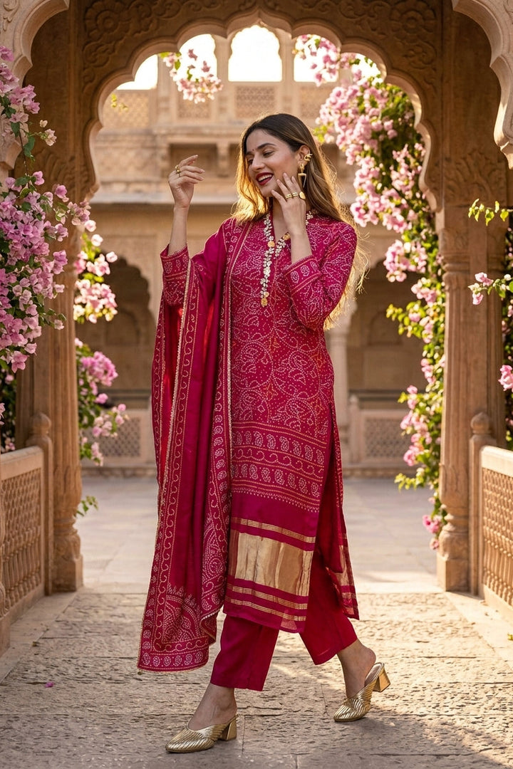 Raining With Me Silk Kurti Set