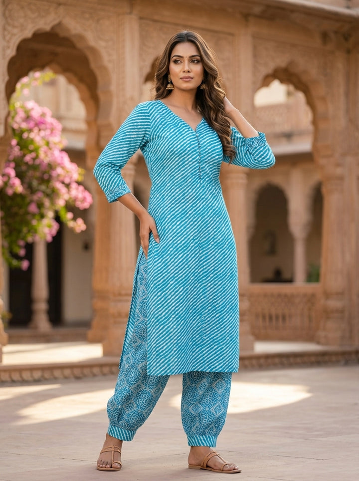 Beauty in Heaven Cotton Kurti Set