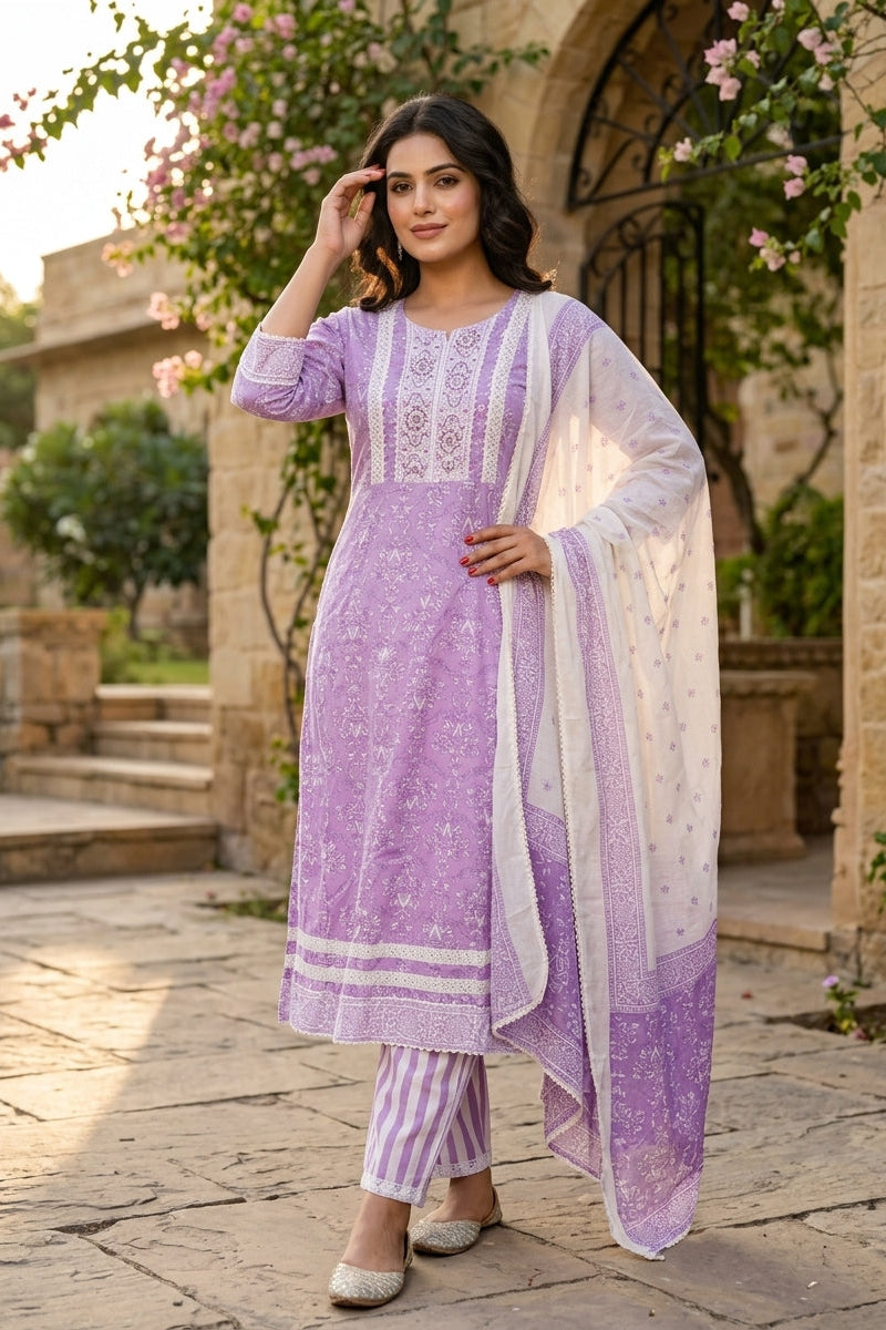 The New Era-Anarkali Kurti Set