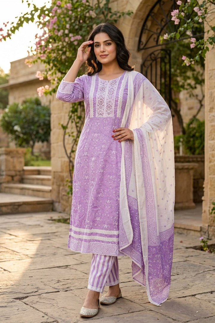 The New Era-Anarkali Kurti Set