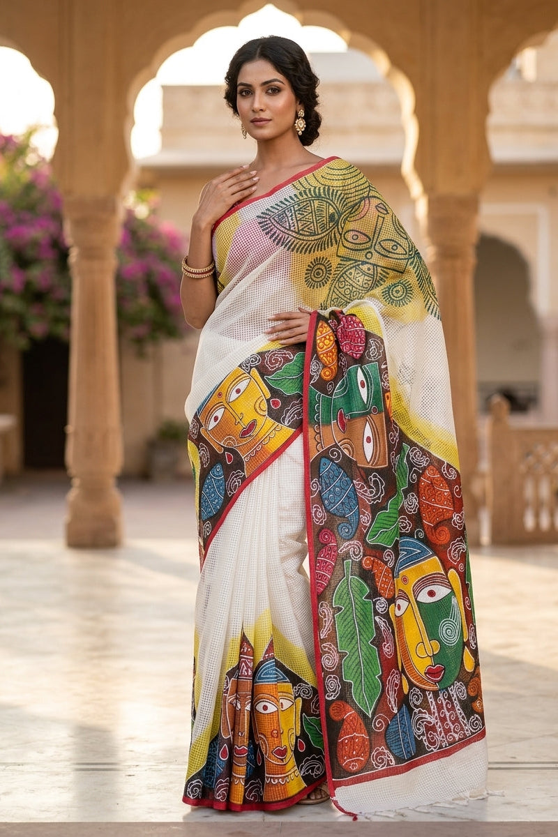 Transformation Hand Painted Kota Saree