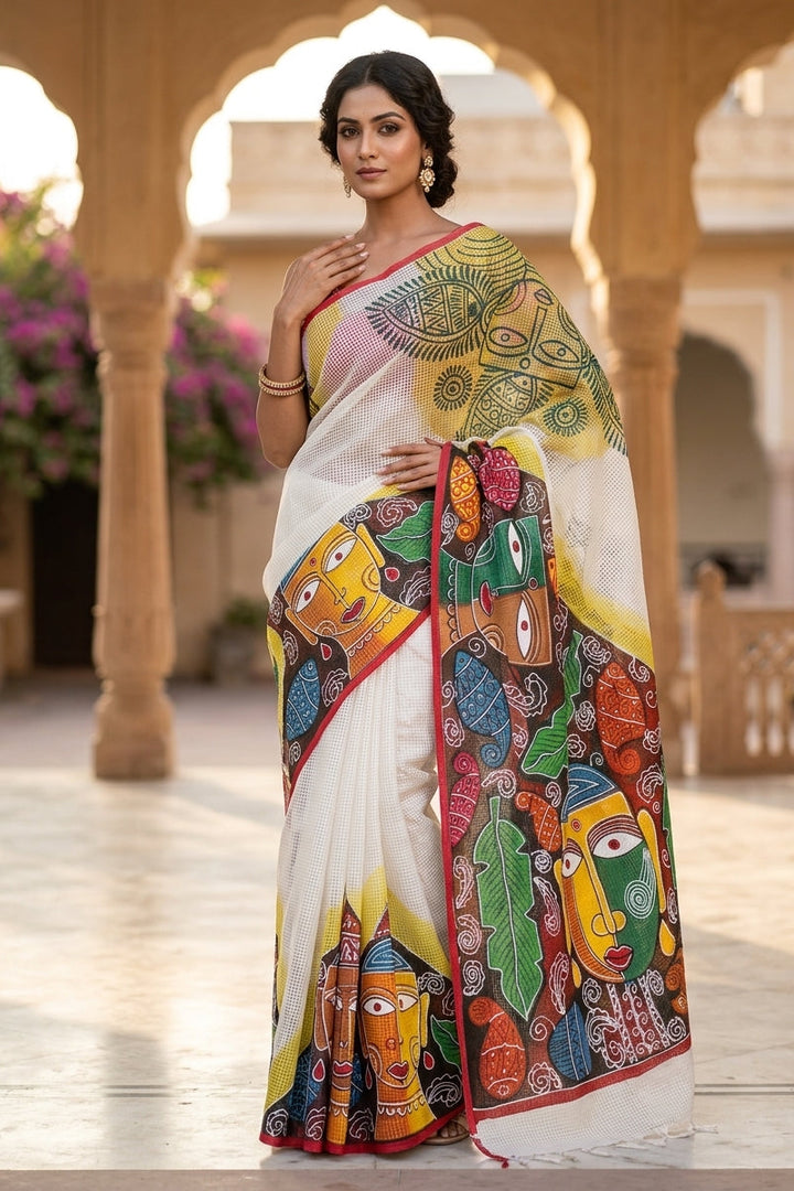 Transformation Hand Painted Kota Saree