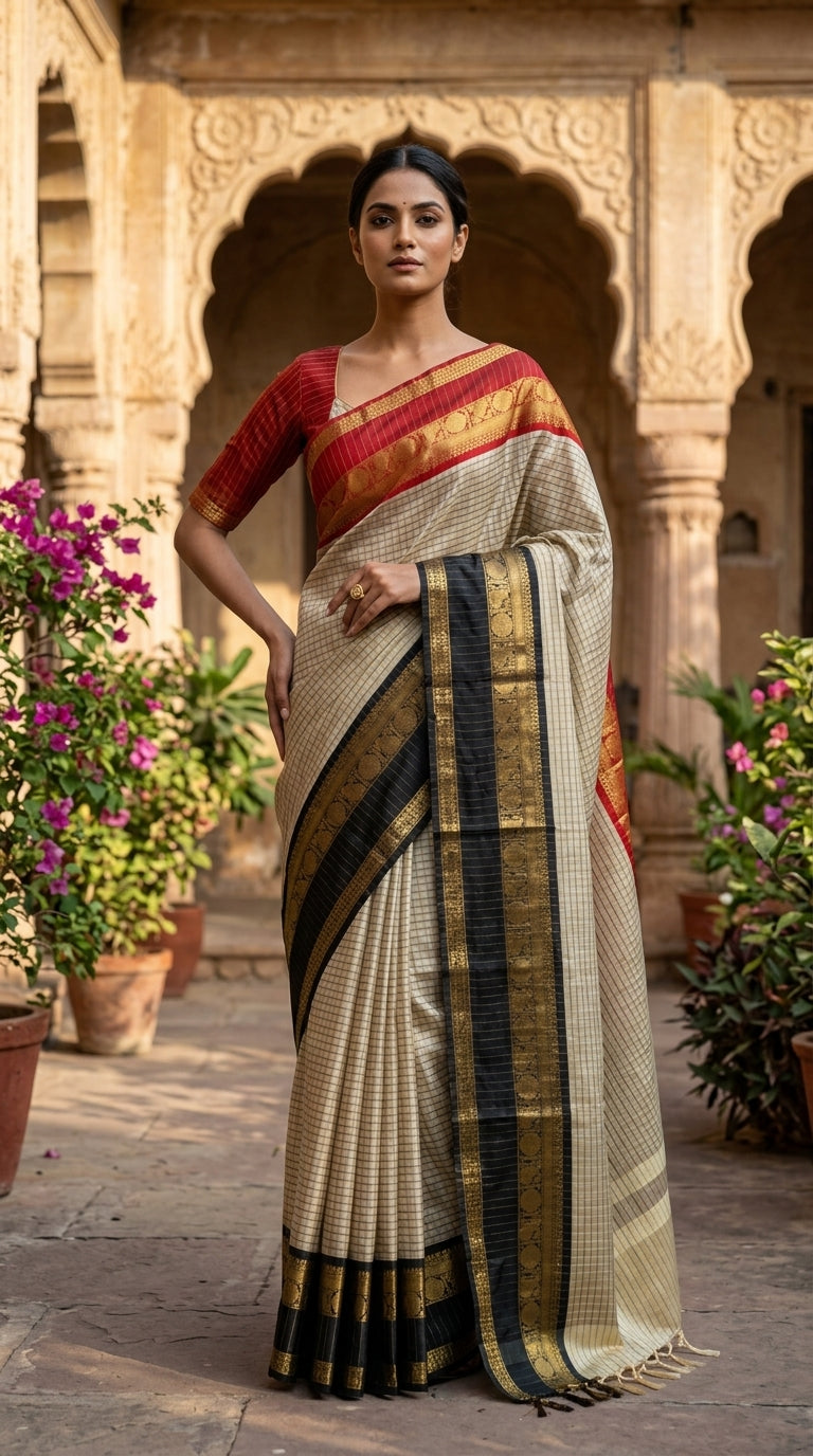 Rajshahi Banarasi Tissue Silk