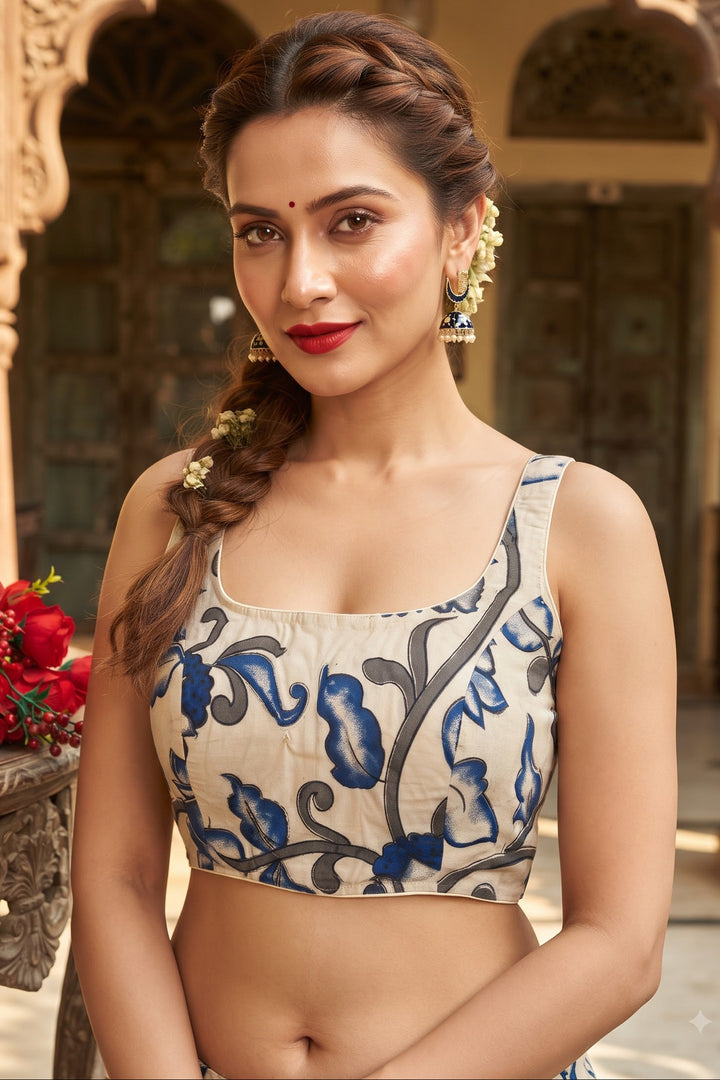 Artisan Aura kalamkari-Designer Blouse