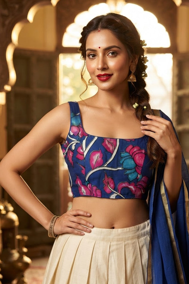 Artisan Aura kalamkari-Designer Blouse
