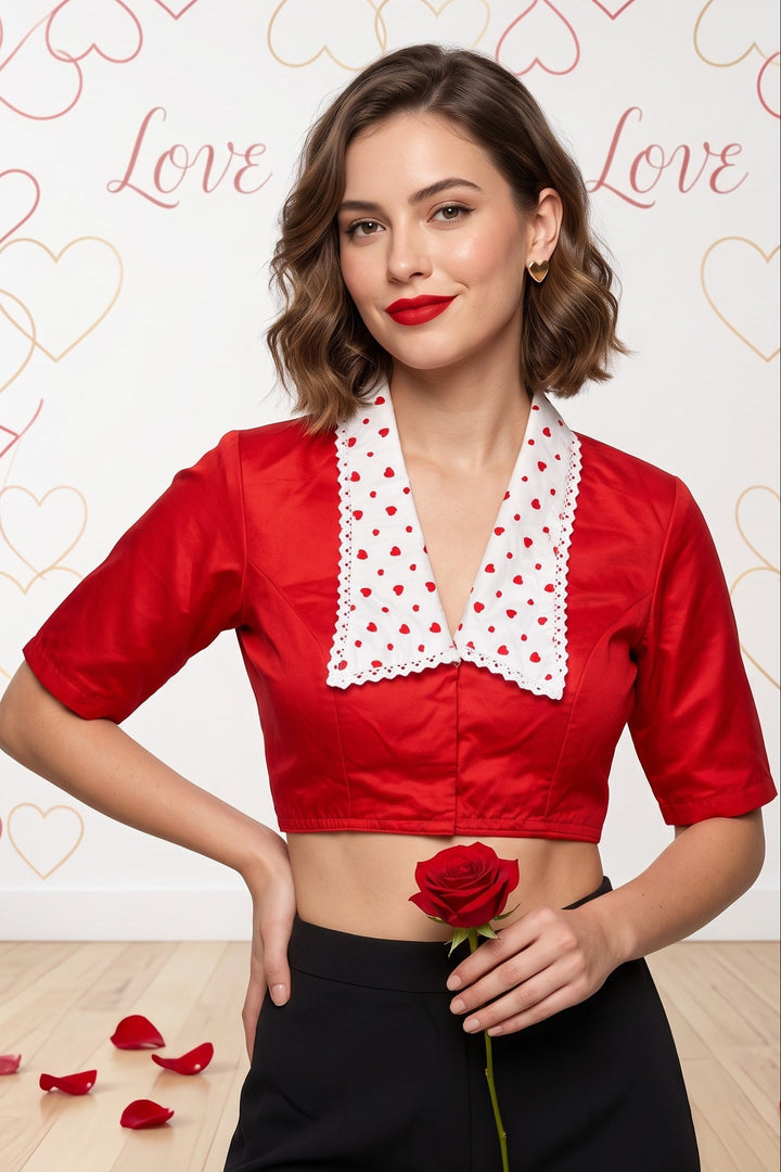 Stolen by Lovers – Embroidered Cotton Silk Designer Blouse