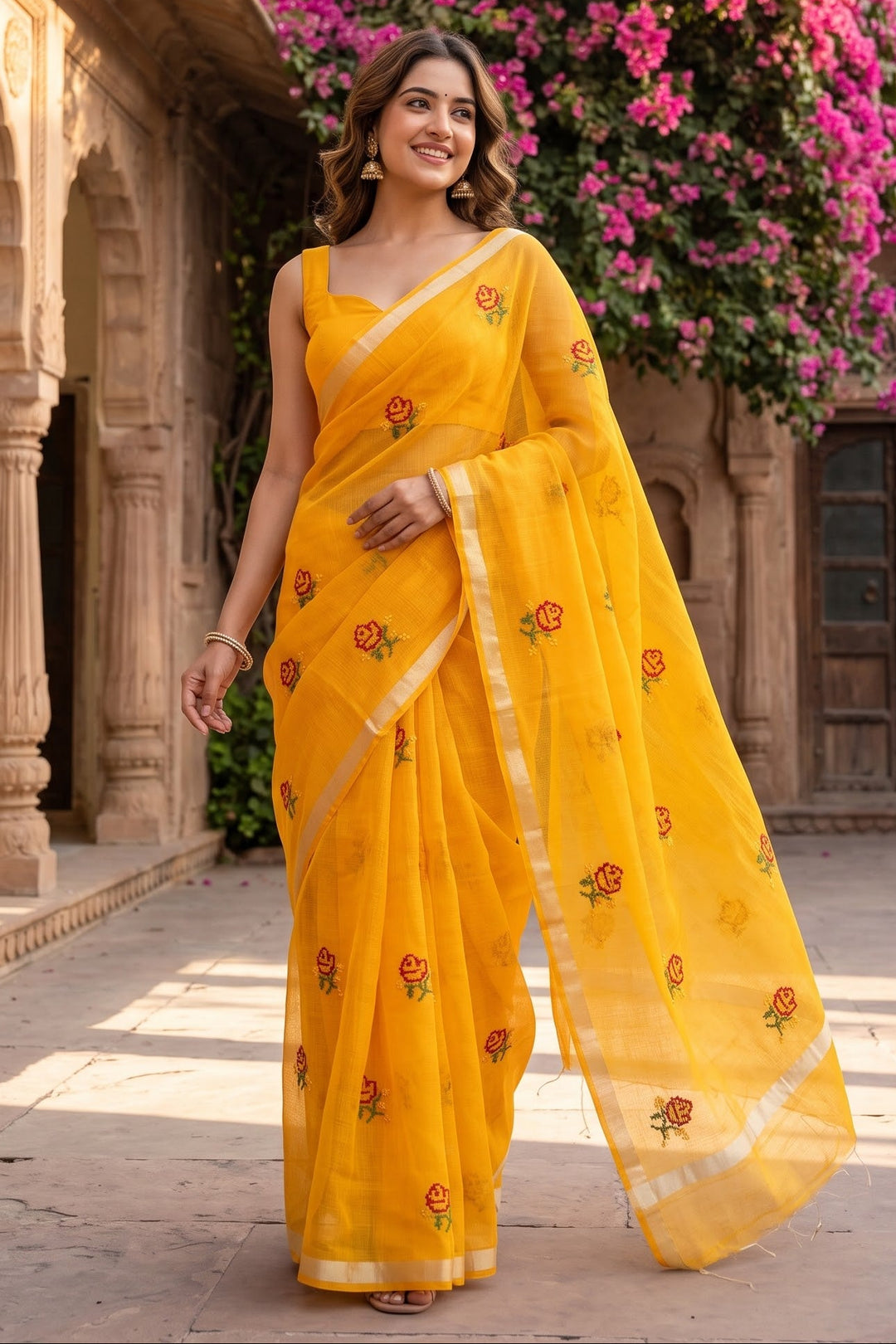 Rang-e-Mohabbat Dola Silk Saree