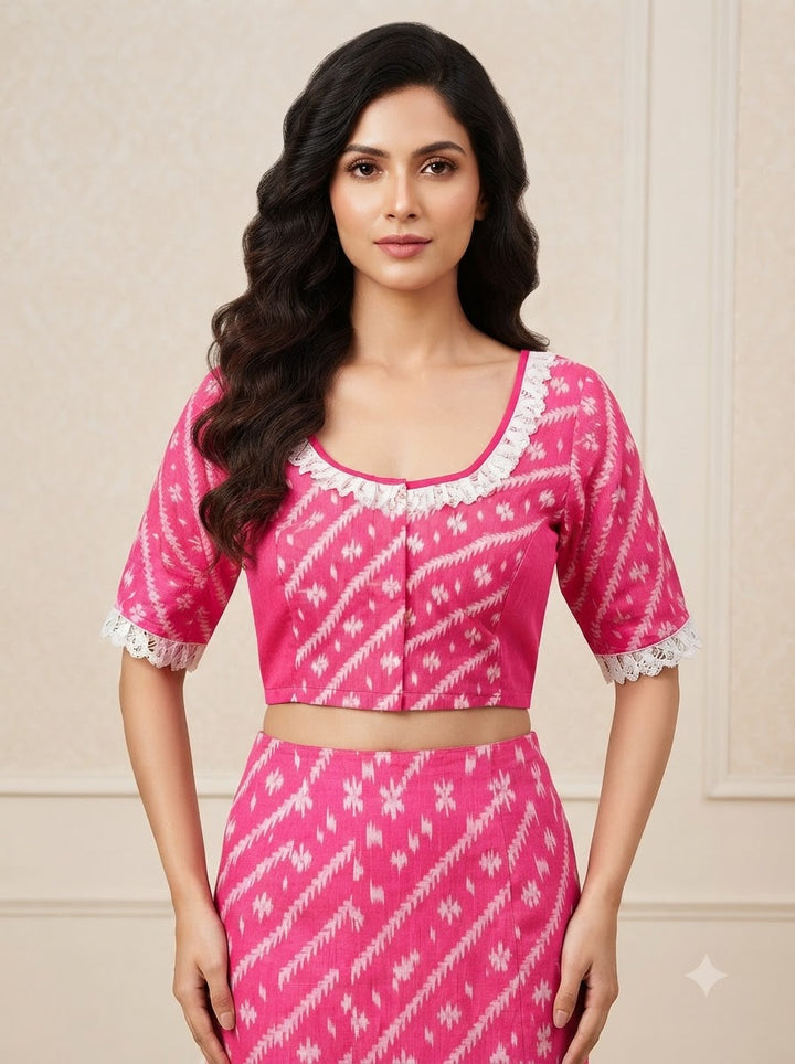 🌸Rasleela Jamdani Blouse 🌸