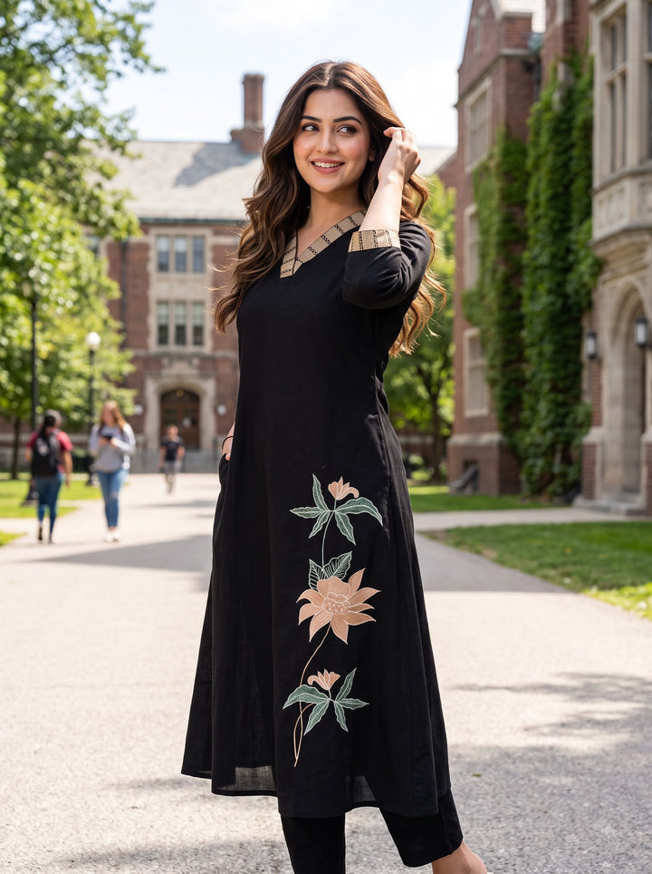Avika Cotton Kurti Set