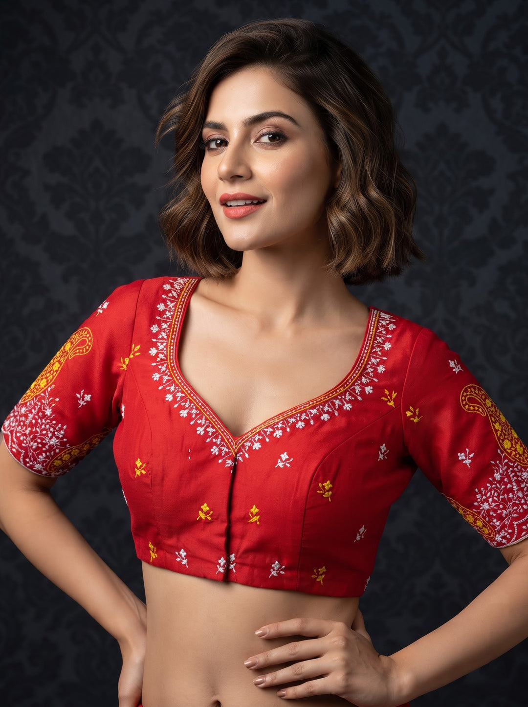 Agnishikha Vichitra Silk Blouse