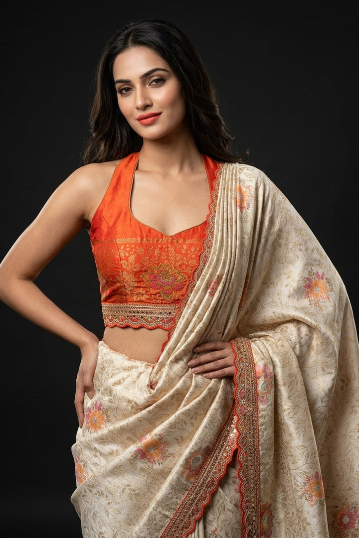 A Touch of Moonlight Dolla Silk Saree