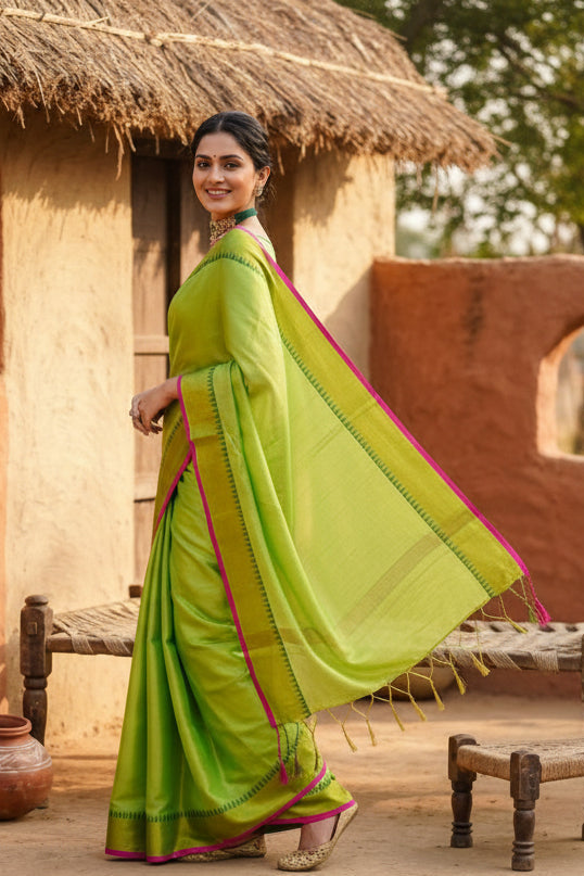 Srotaswini Tissue Cotton saree