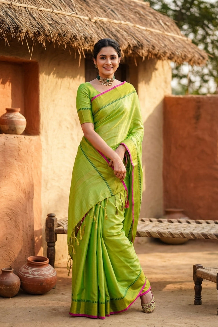 Srotaswini Tissue Cotton saree