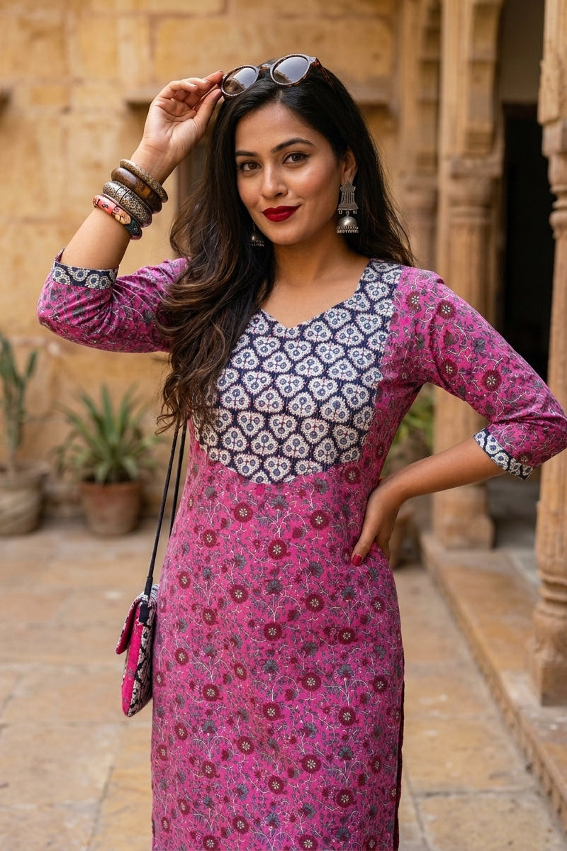 Rossy Touch Cotton Kurti