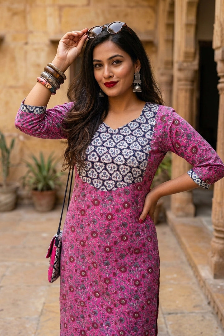 Rossy Touch Cotton Kurti
