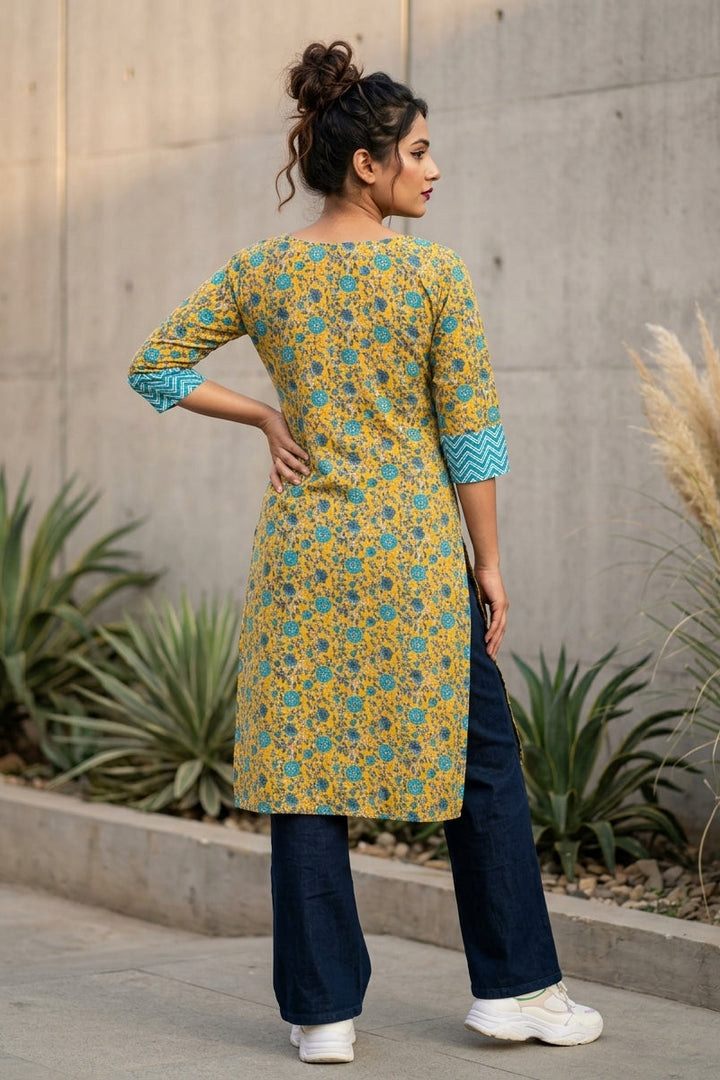 Fresh Vibes Cotton Kurti