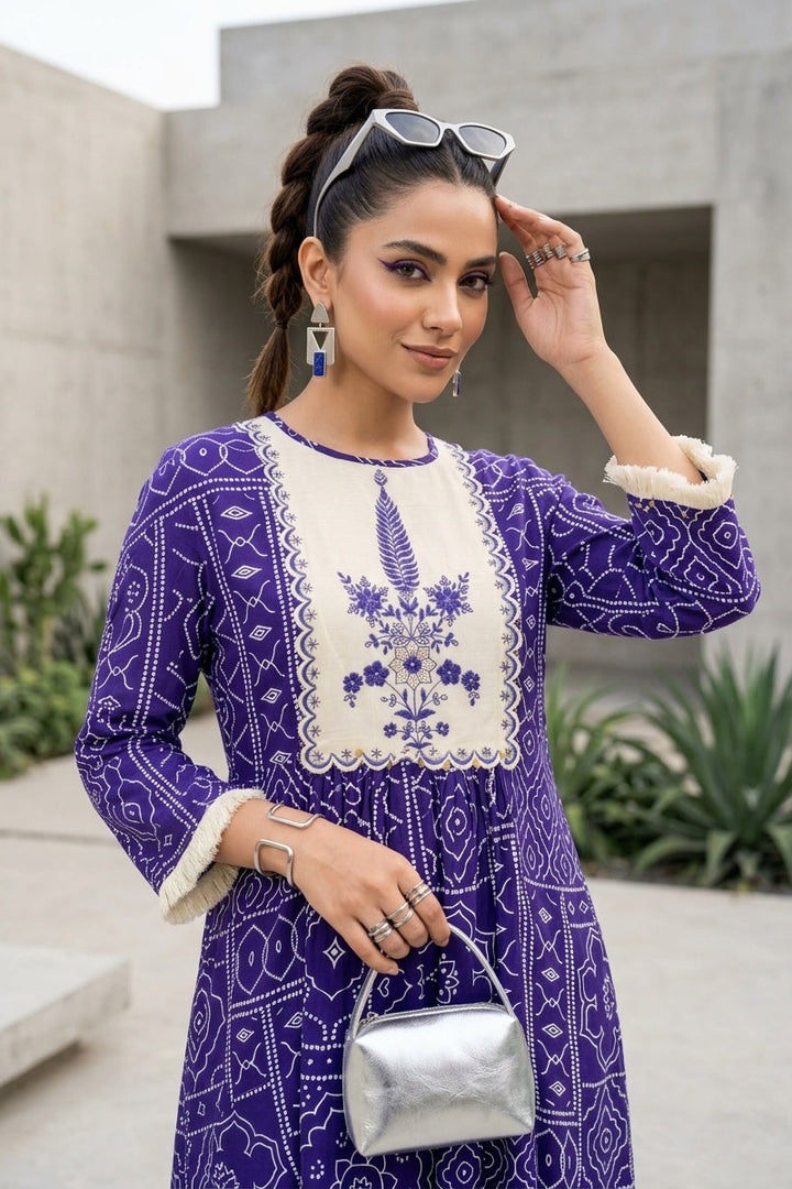 The Boho Bluebell Midi Dress