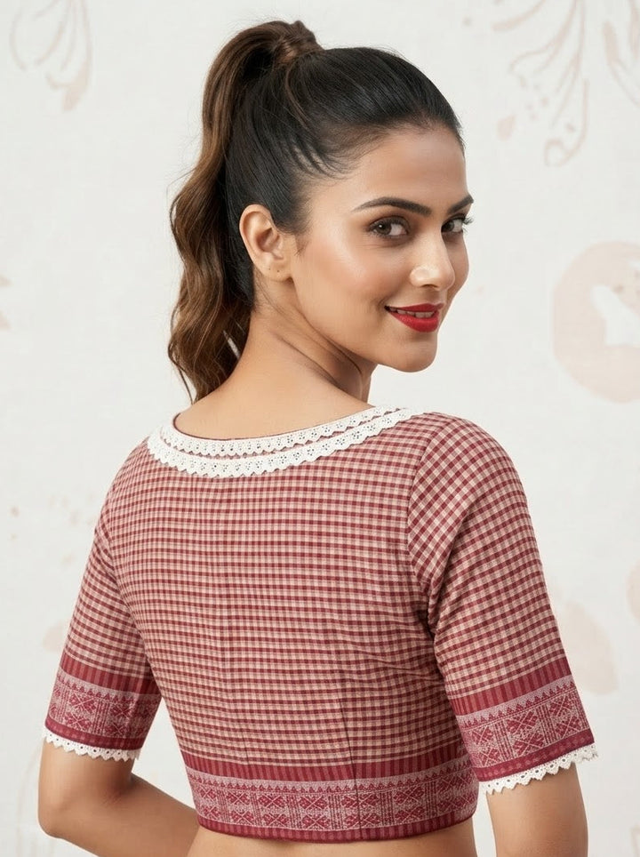 Retro Romance (Designer Cotton Blouse)
