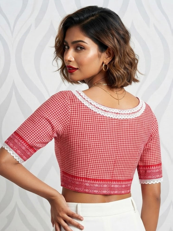 Retro Romance (Designer Cotton Blouse)