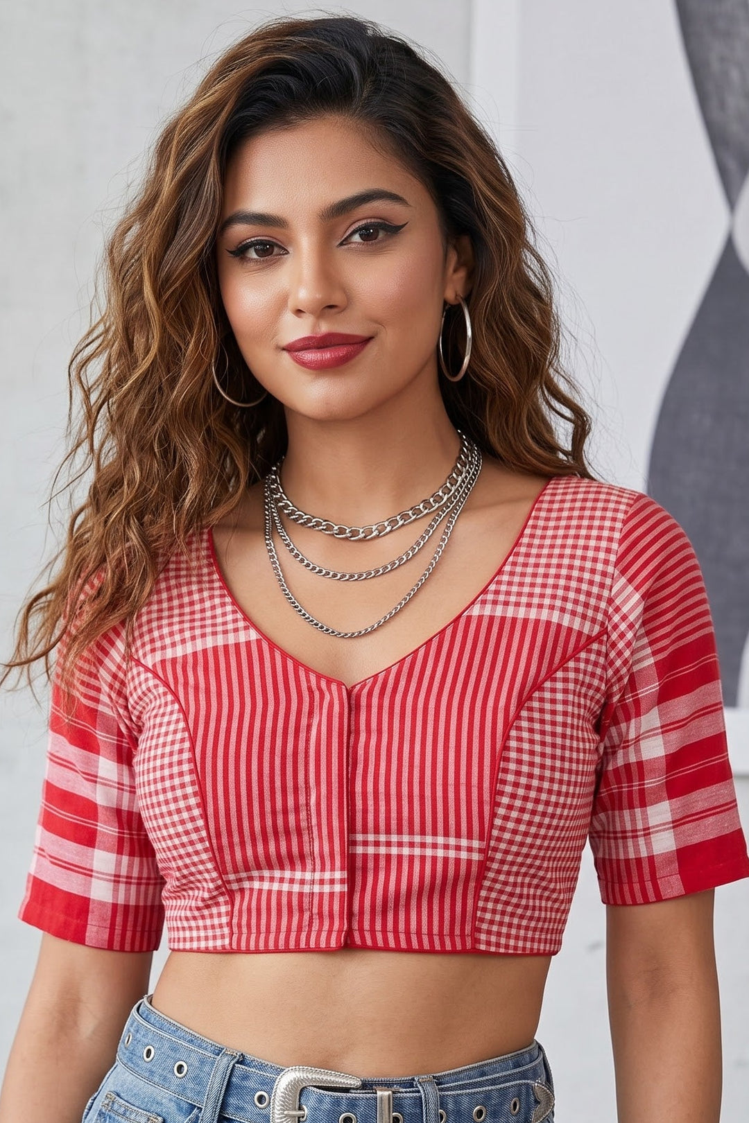 Assamese Style Fancy Designer Blouse