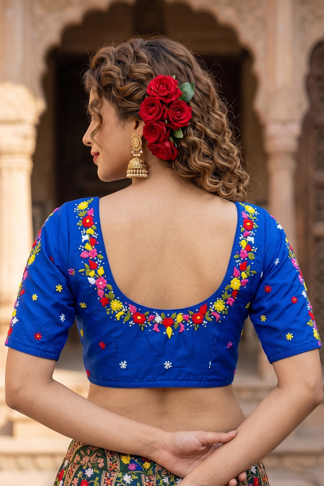 Forever Enchanted – Handstitched Designer Blouse