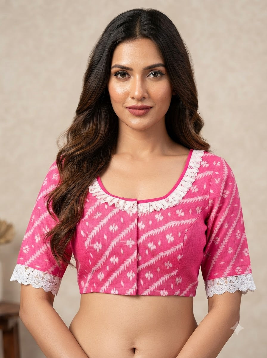 🌸Rasleela Jamdani Blouse 🌸