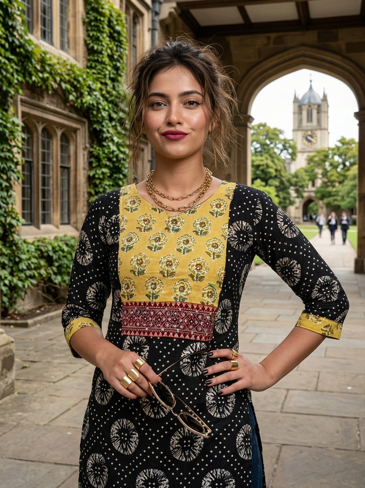 Blackberry-Cotton Kurti