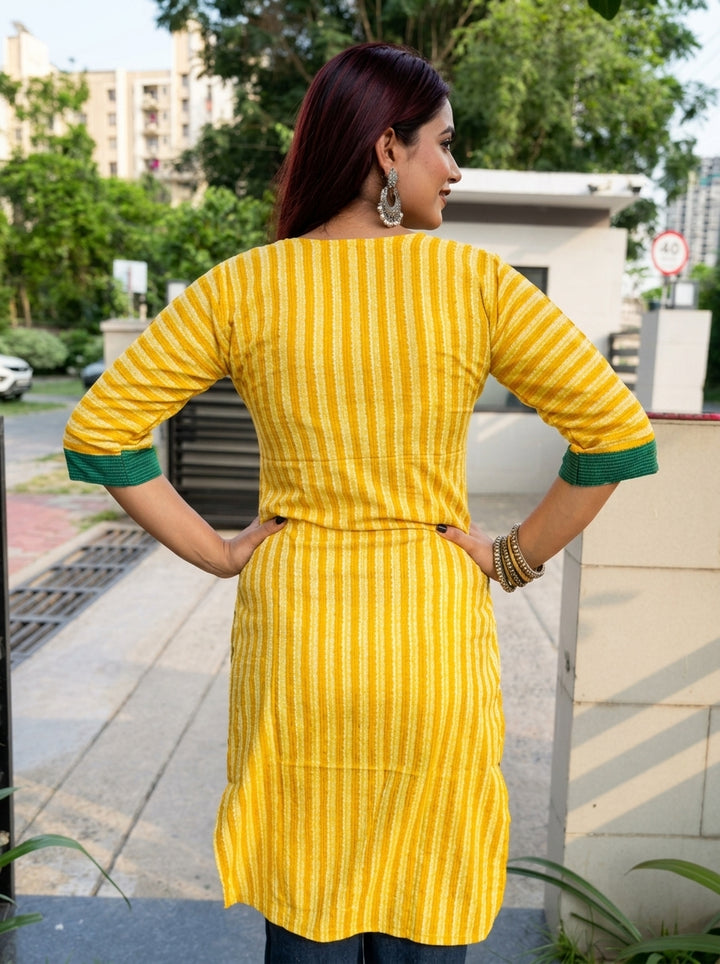 Sun Diva Cotton  Kurti