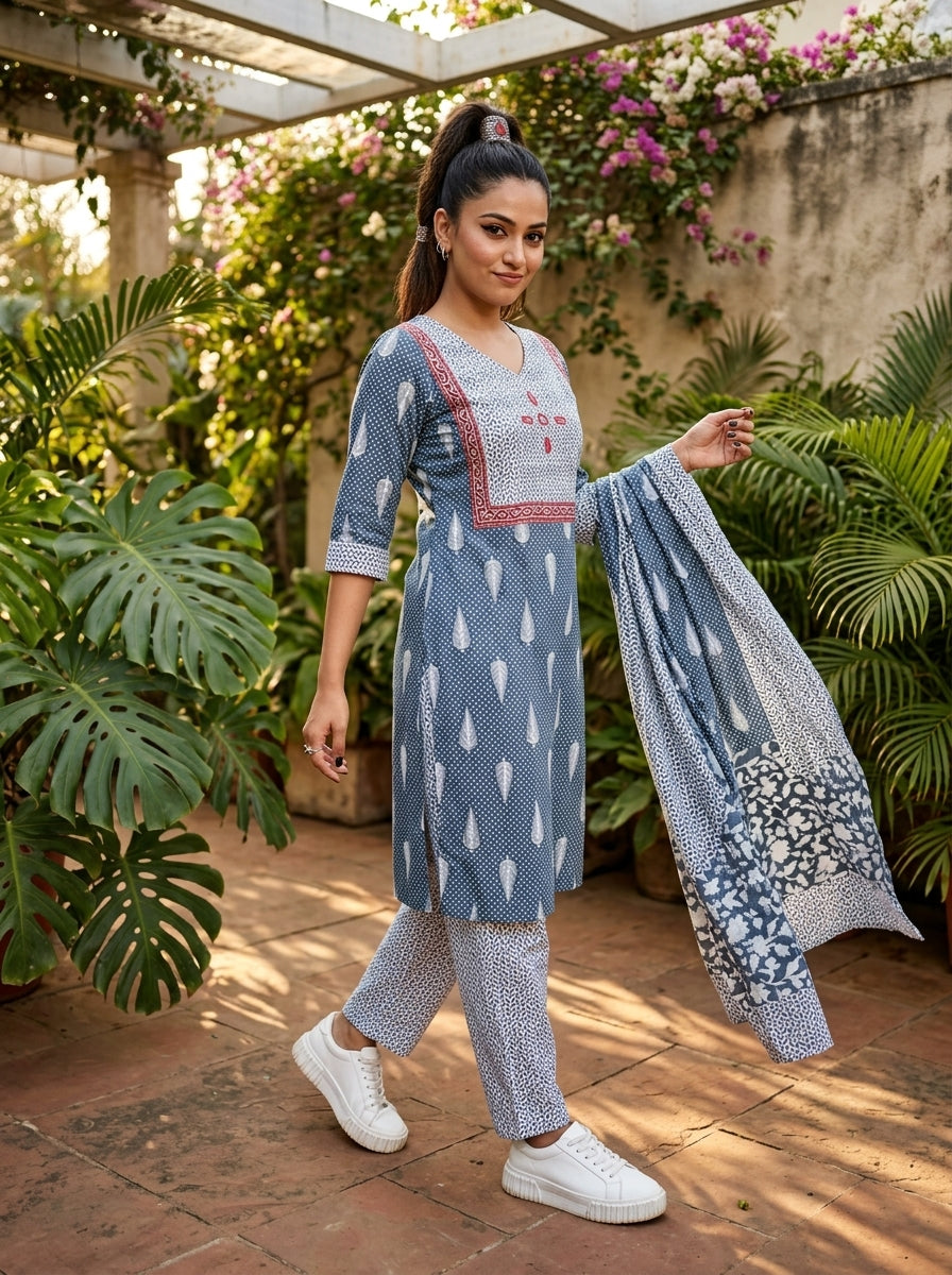 OMG Ethnic Slay- Suit Set