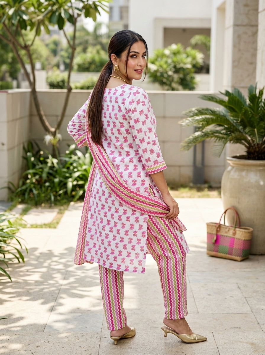 Cloud Wave  Kurti Set