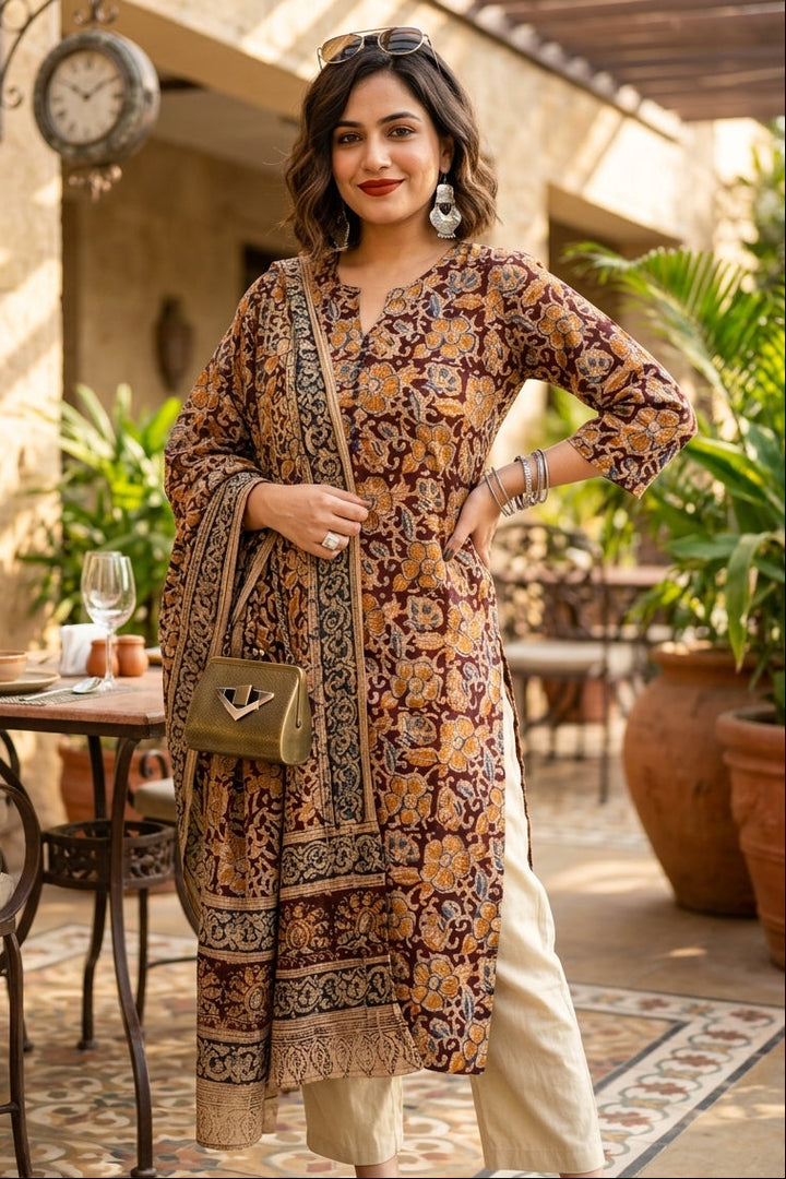 Office Day Out  Cotton Kurti Set