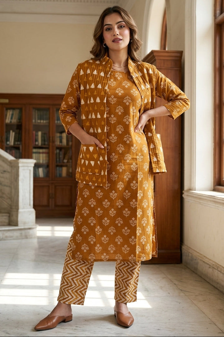 As Warm As a Hug - Winter Special Kurti Set