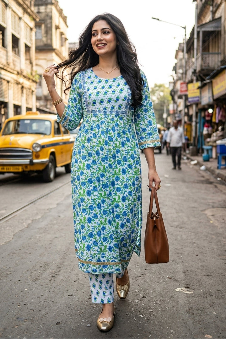 Style With comfort- Anarkali Kurti Set