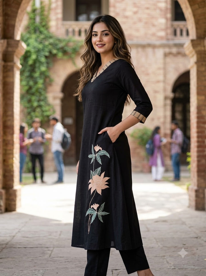Avika Cotton Kurti Set