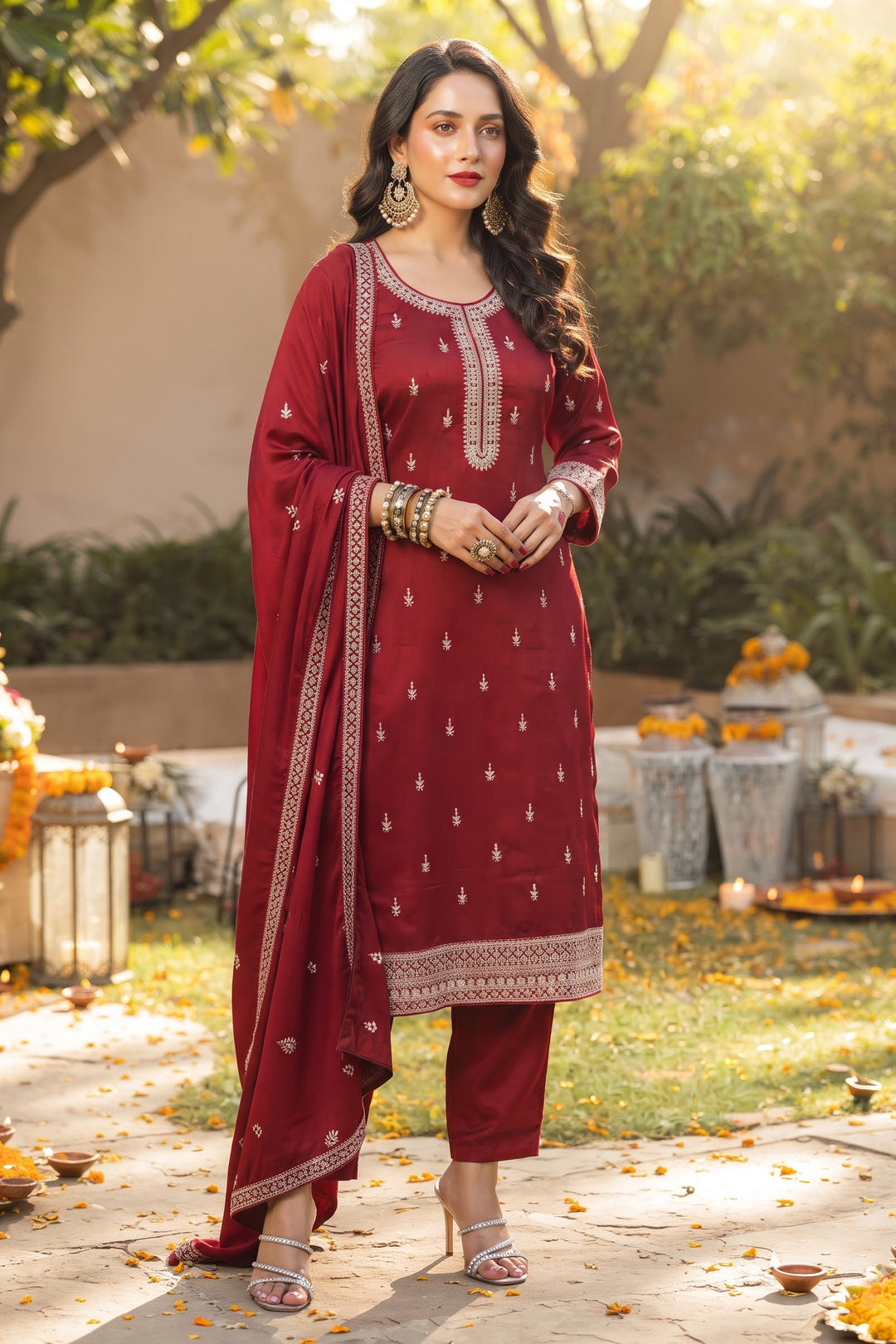 The Modern World Cotton Kurti Set