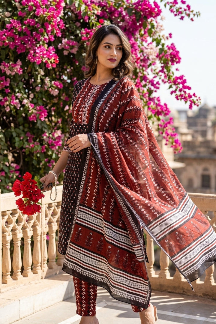Simplicity Is The Ultimate Sophistication (Cotton Suit Set)