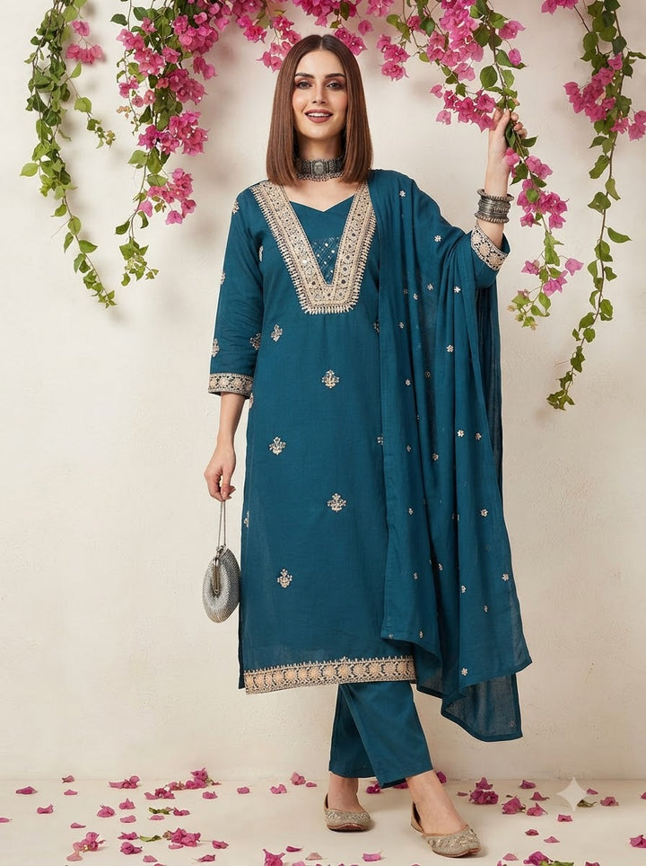 Falling for You Cotton Kurti Set