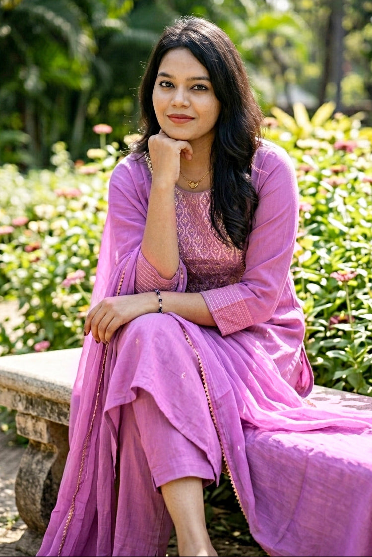 An Ode To Tradition Rayon Kurti Set