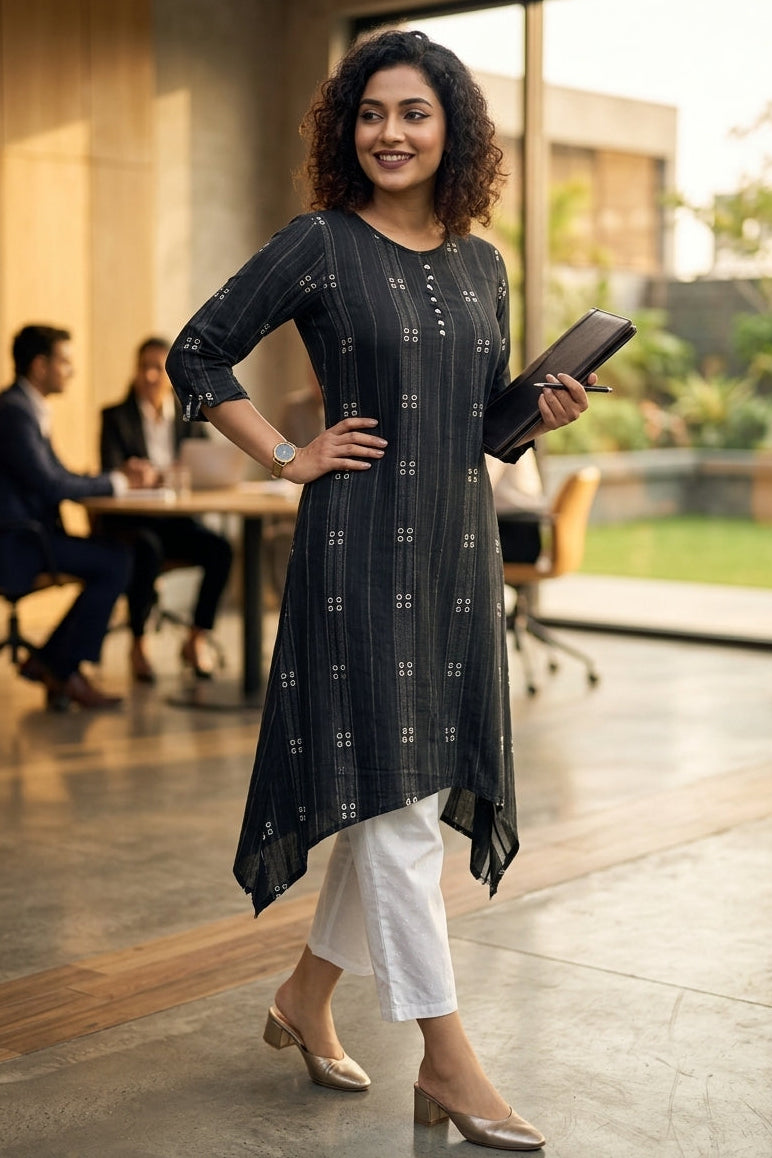 Belles Femmes Cotton Kurti Set