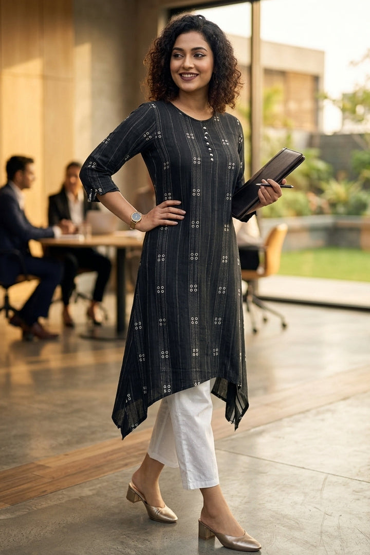 Belles Femmes Cotton Kurti Set