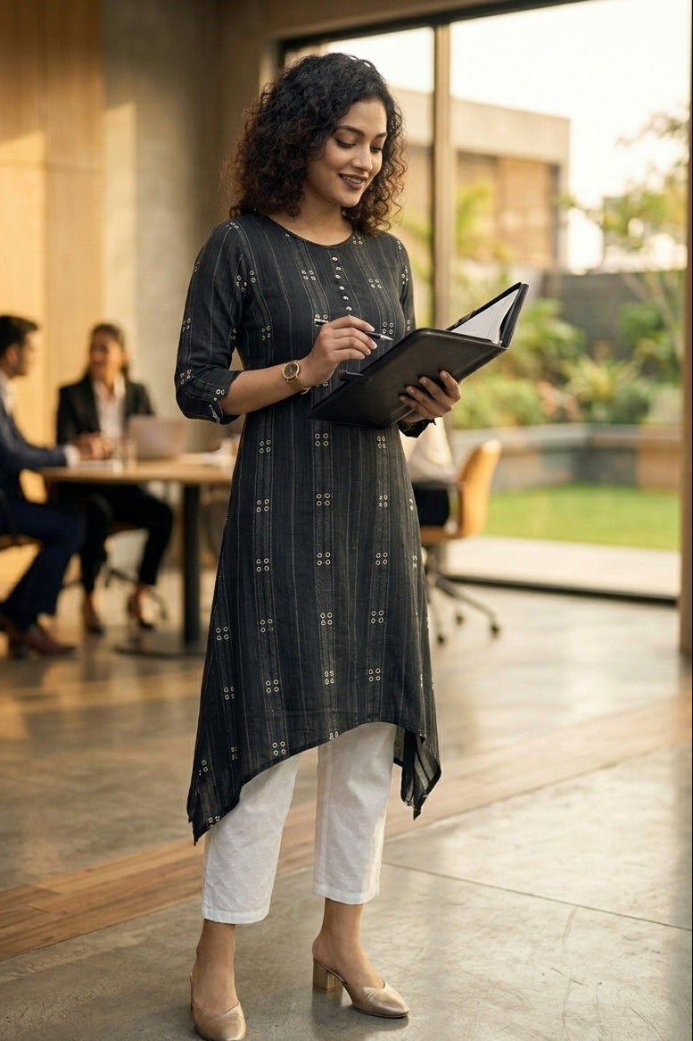 Belles Femmes Cotton Kurti Set