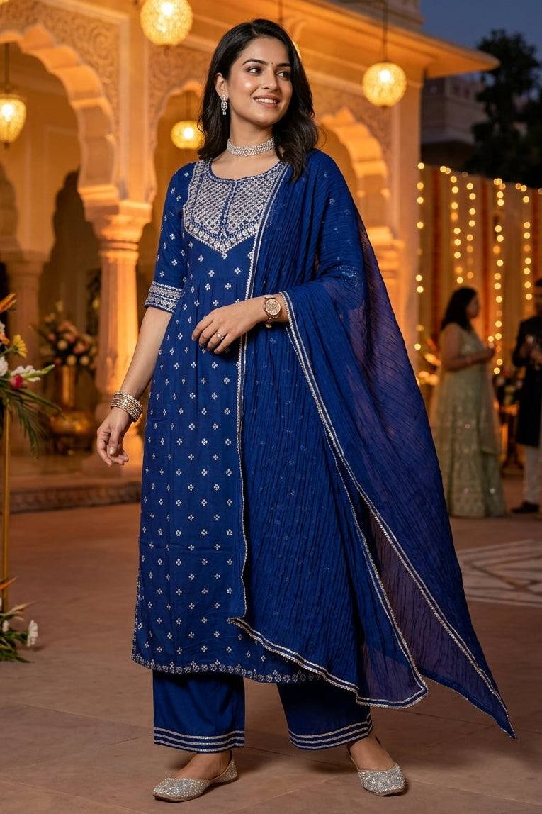 In A World Of Trends -Naira Cut Kurti Set