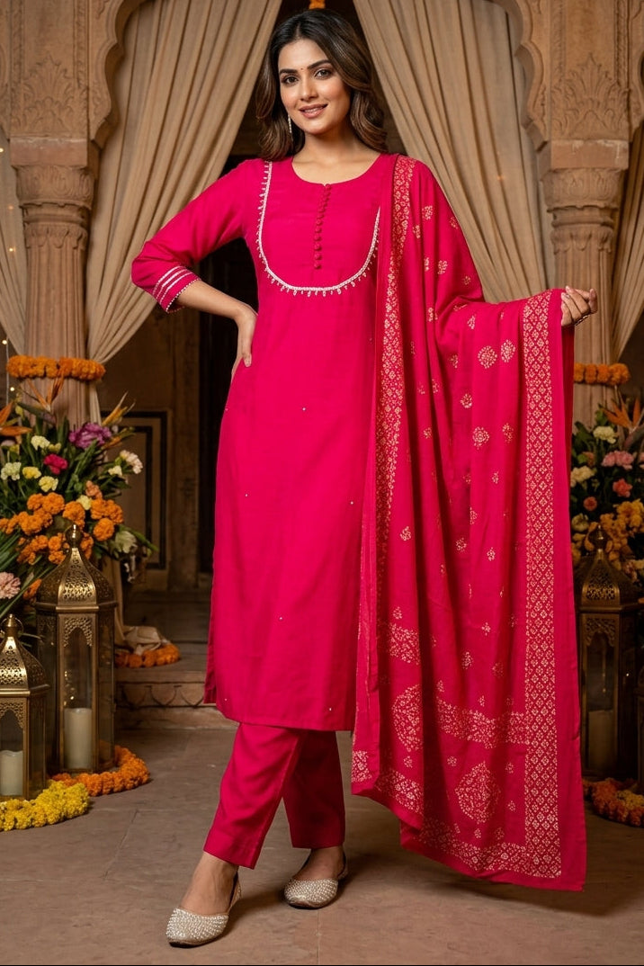 Capture Everyone's Attention- Designer Suit Set